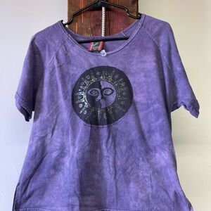 Purple Graphic T-Shirt